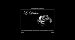 Desktop Screenshot of le-delice.ch